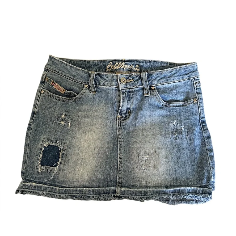 y2k bubblegum american flavor mini denim skirt 5/6‎